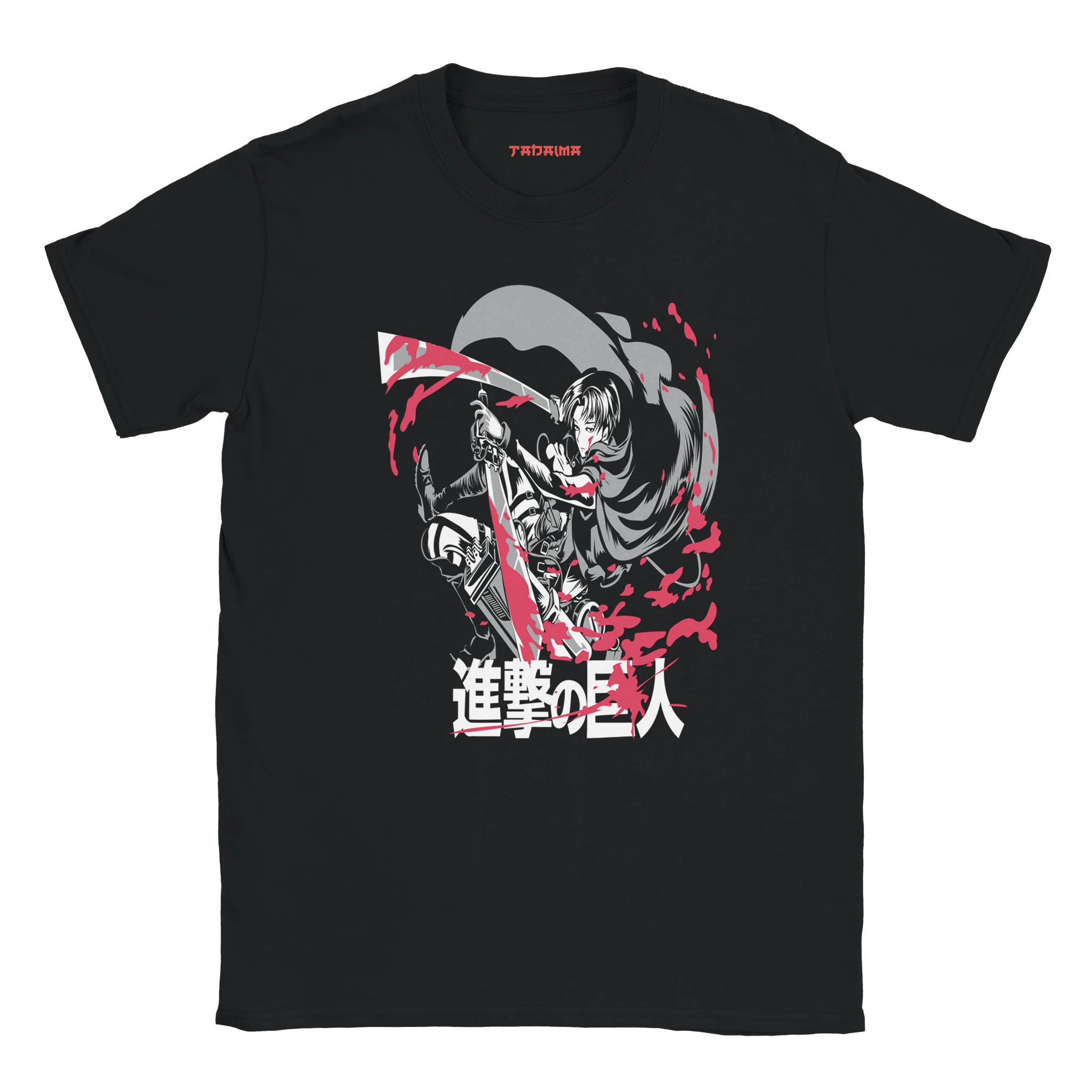 T-shirt Attacco dei Giganti – Design Levi Ackerman