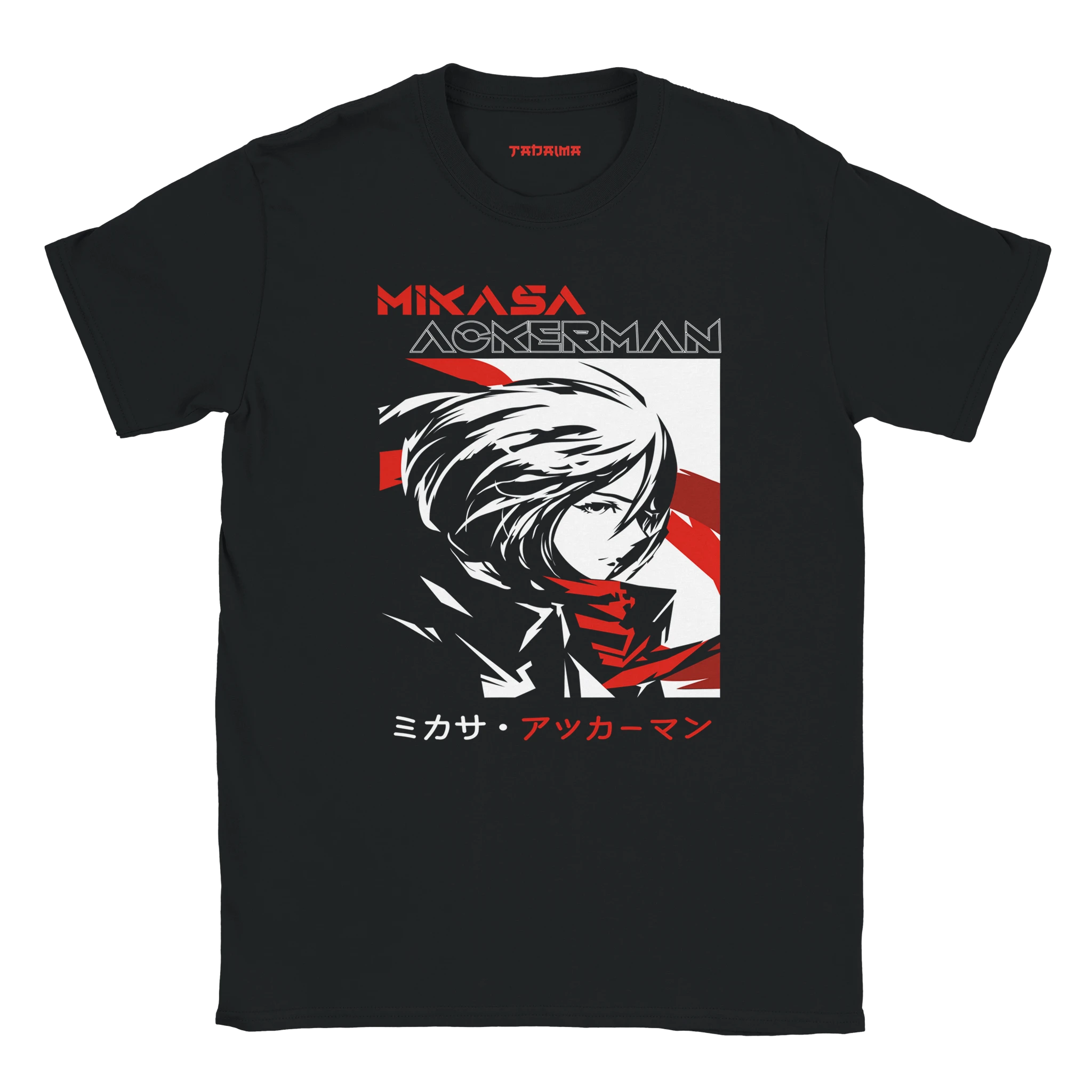 T-Shirt Attacco dei Giganti – Mikasa Ackermann