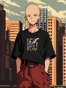 T-Shirt One Punch Man Saitama