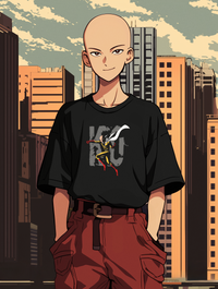 T-Shirt One Punch Man Saitama