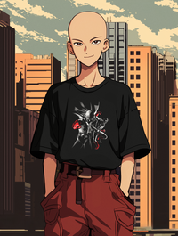 T-Shirt One Punch Man Saitama