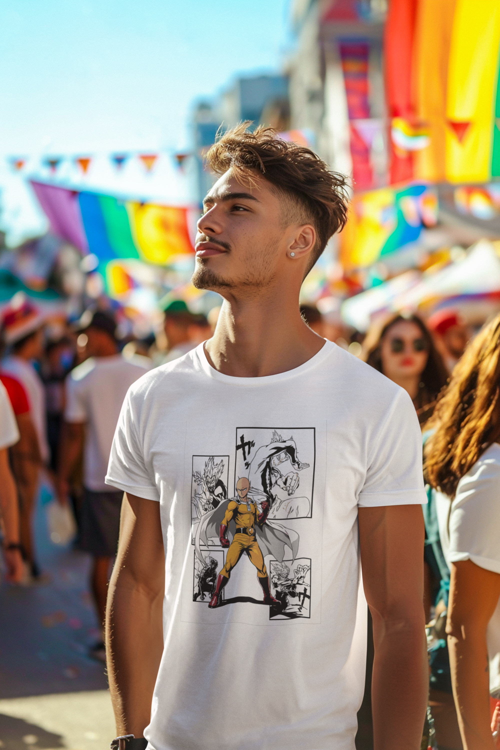 T-Shirt One Punch Man Saitama