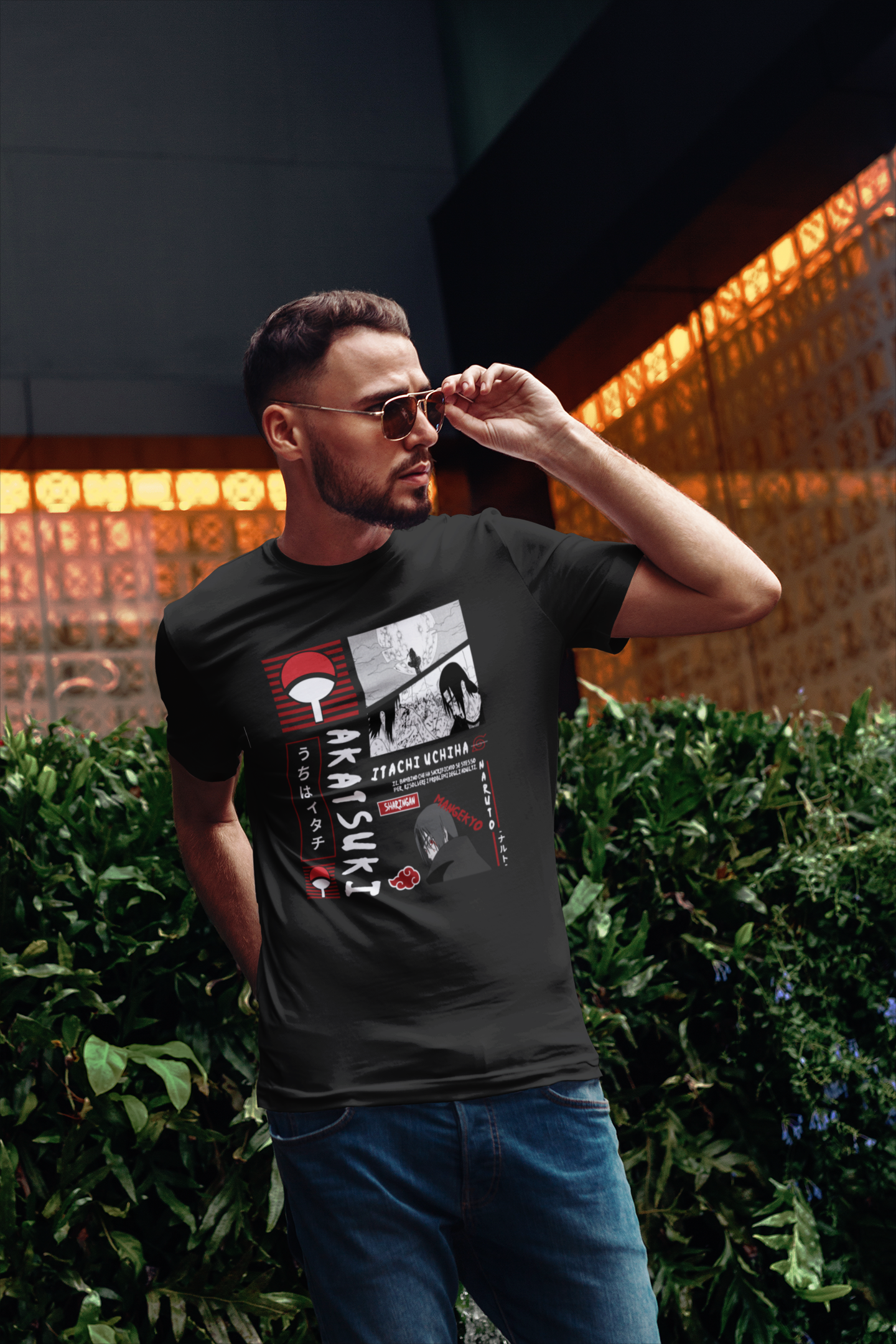 T-Shirt Naruto-Itachi Uchiha