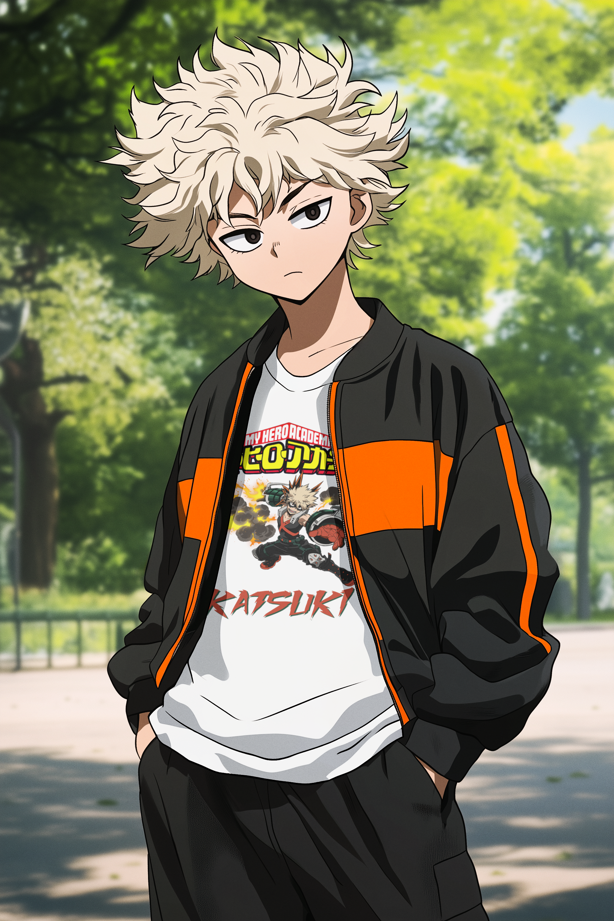 T-Shirt MyHeroAcademia-Katsuki